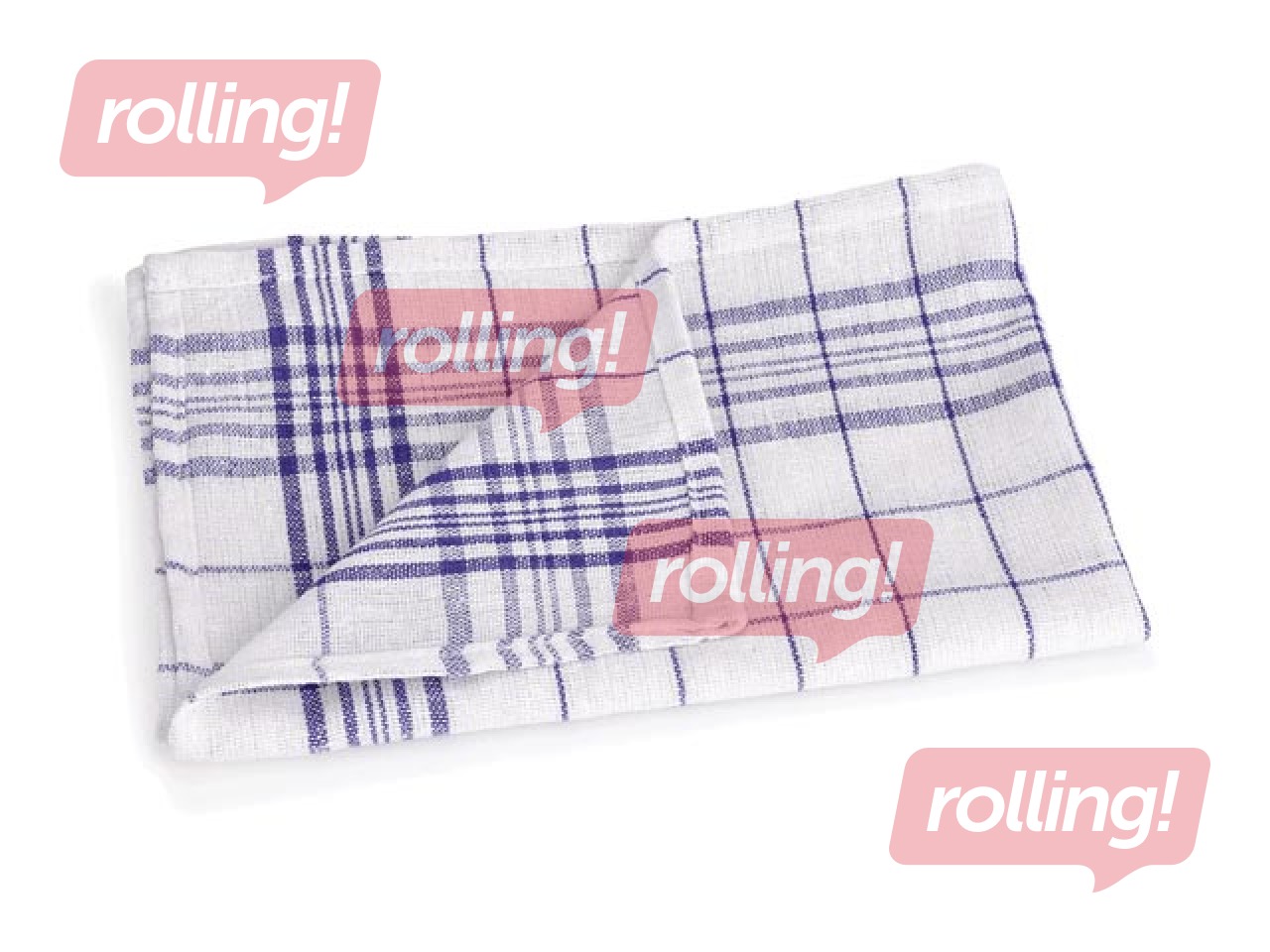 Virtuves dvielis Contacto, kokvilnas, rūtains, 50x70cm 