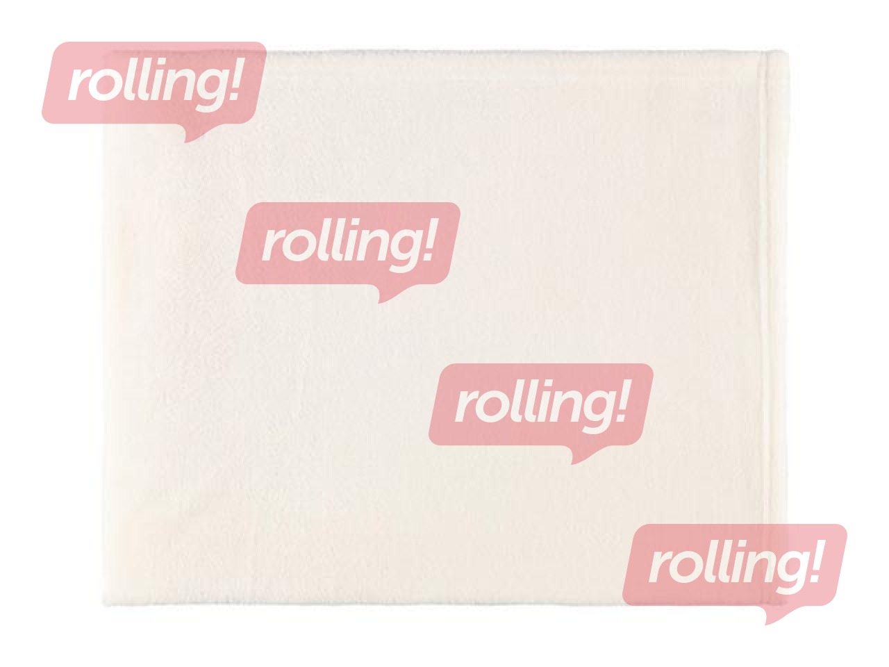 Blanket 4Living Gert, white, 125x150cm