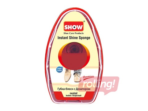 Shoe cleaning sponge Show Instant Shine, with dispenser, colorless, 6ml