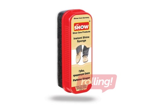 Švamme Show Instant Shine, apavu spodrināšanai ar spīdumu, bez krāsas