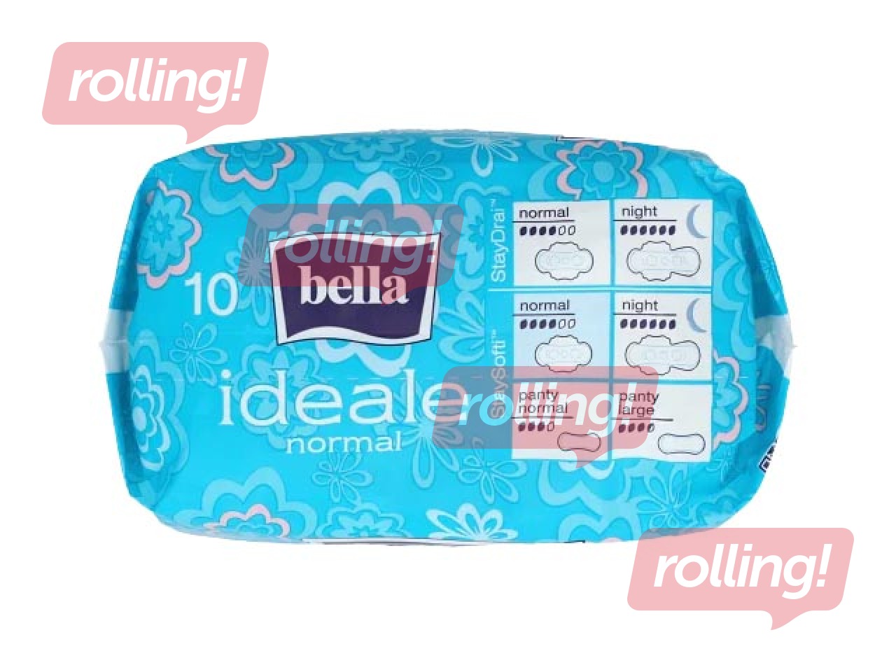 Sanitary pads Bella, Ideale StaySofti Normal, 20 pcs.