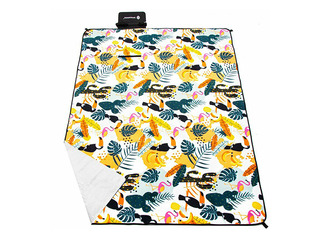 Picnic and beach blanket, foldable, 150x200cm