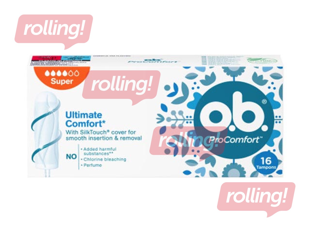 Тампоны O.B., Pro Comfort, Super, 16 шт.