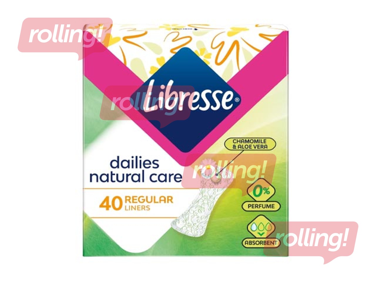 Ikdienas ieliktnīši Libresse Natural Normal, 40 gab.