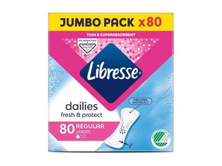 Ежедневные прокладки Libresse Normal Regular Jumbo, 80 шт.