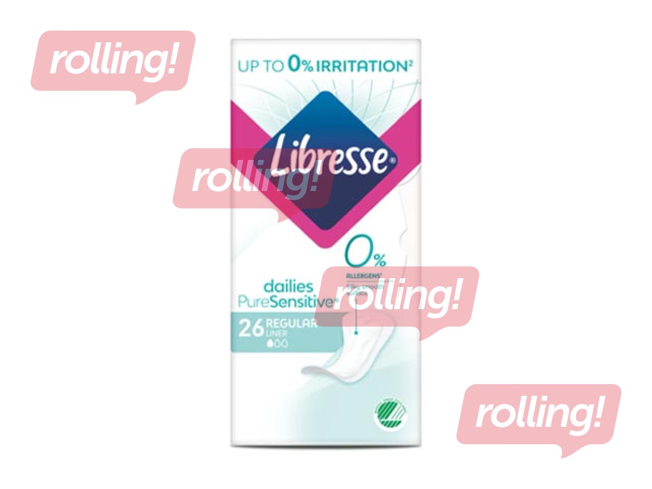 Ikdienas ieliktnīši Libresse Pure Sensitive Regular Liner, 26 gab.
