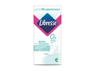 Libresse Pure Sensitive Regular Liner Daily Liners, 26 pcs.