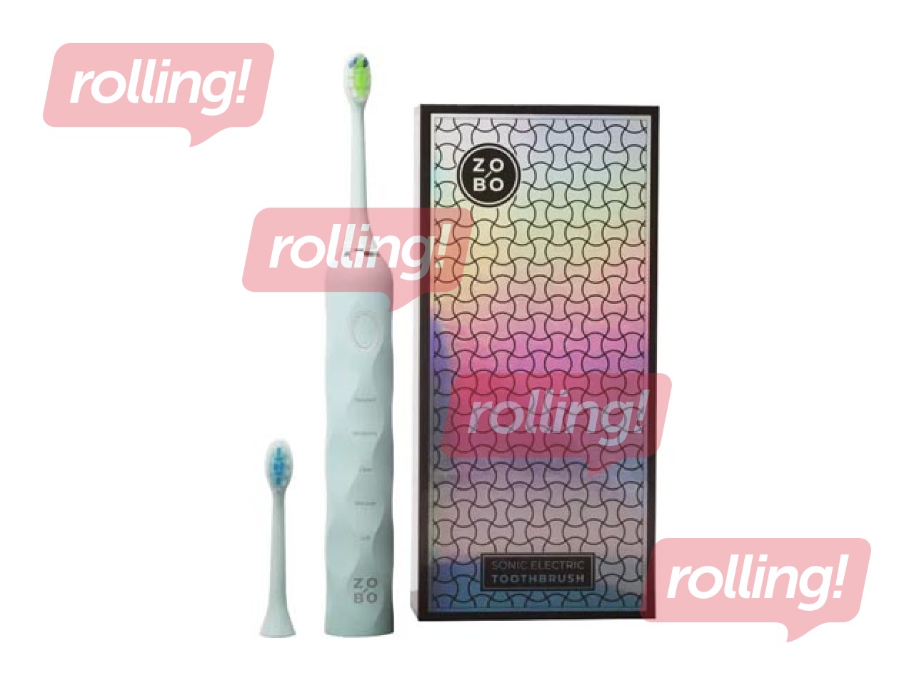 Sonic electric toothbrush, ZoBo, light blue