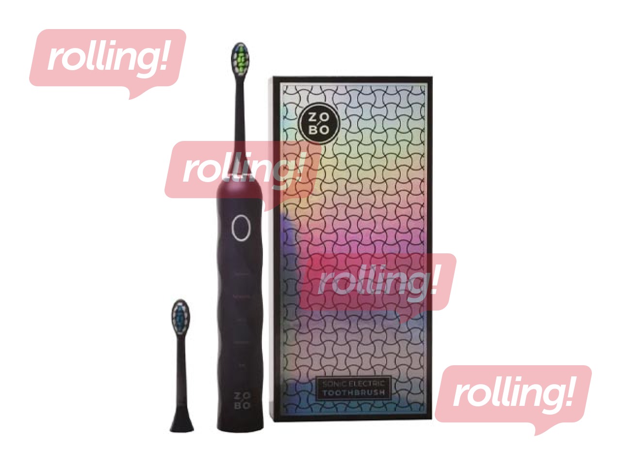 Elektriskā zobu birste soniskā, ZoBo, tumši zila