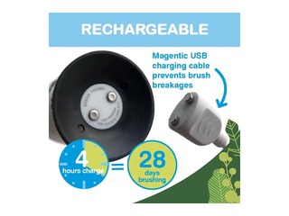 Elektriskā zobu birste soniskā Brush-baby, WildOnes Koala, 0-10 gadi