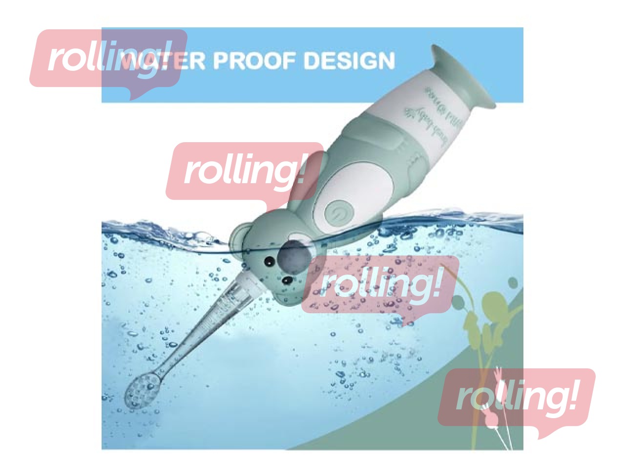 Elektriskā zobu birste soniskā Brush-baby, WildOnes Koala, 0-10 gadi