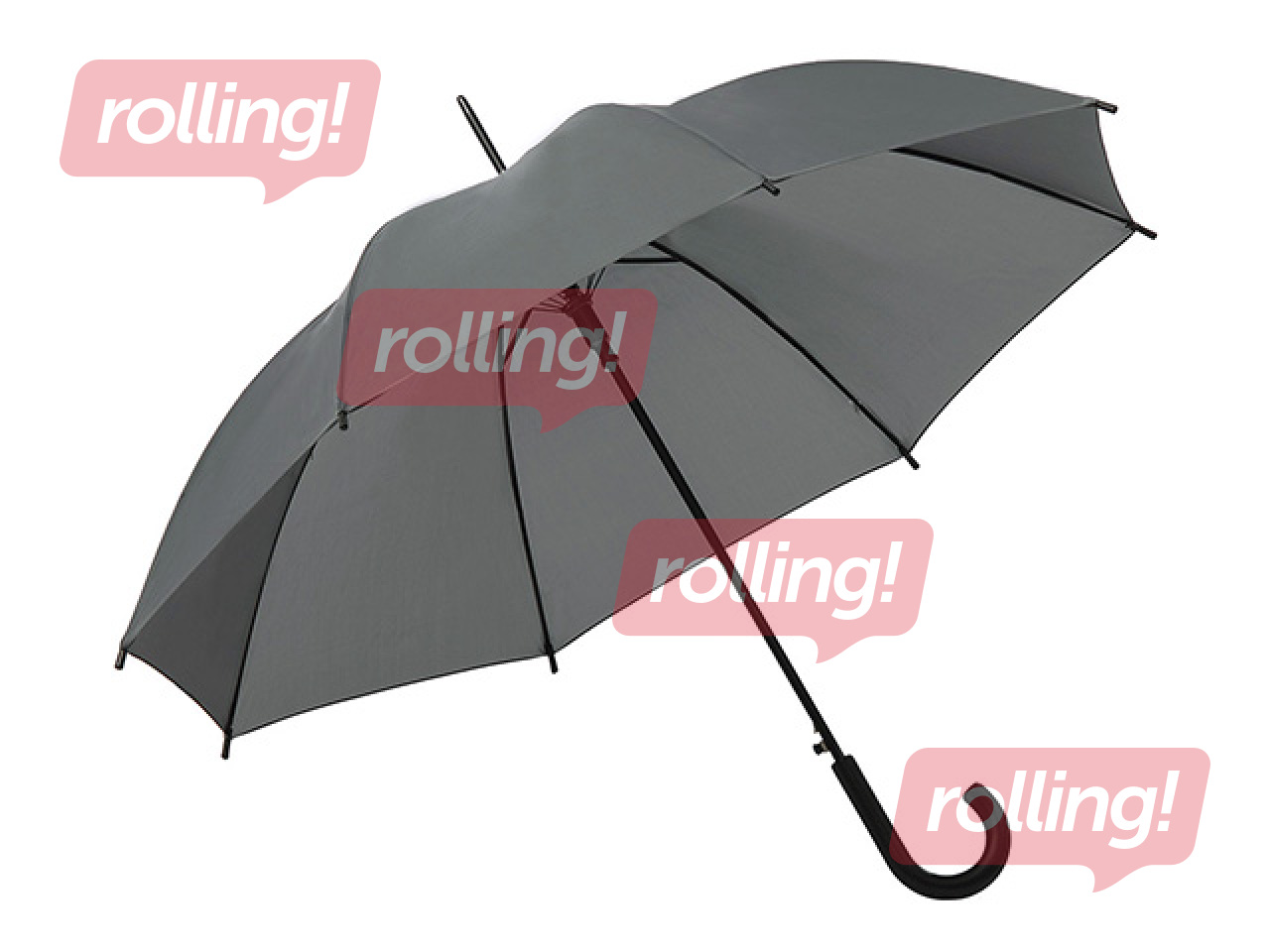 Umbrella Sual, Grey, 87cm/Ø105cm