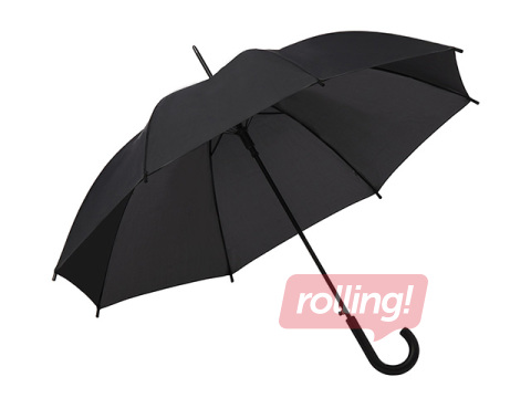 Lietussargs Sual, melns, 87cm/Ø105cm