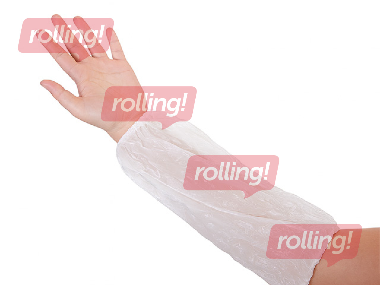 Рукава одноразовые Spino, белые, 100 шт.