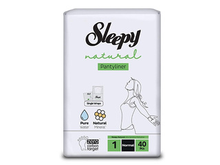 Ikdienas ieliktnīši Sleepy, Natural, Normal, 40 gab.