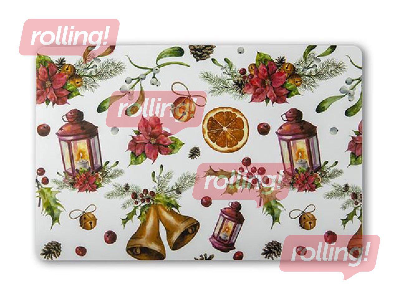 Салфетка для стола Toro Рождественские фонари, 28x44см