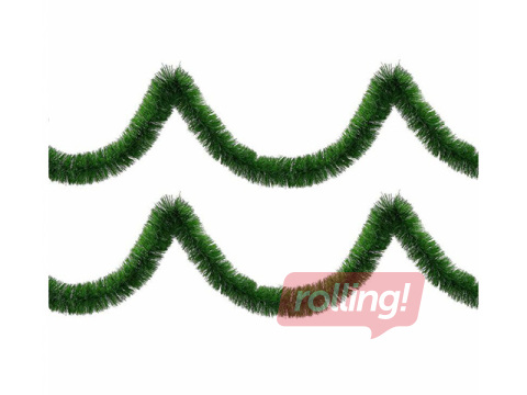 Рождественские украшения Springos, гирлянда, зелёная, 6м