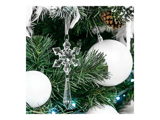 Jõulupuu kaunistused Springos, pallid, valged, 37 tk
