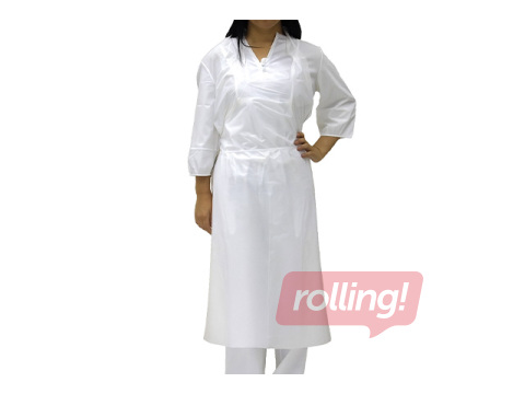 Одноразовые фартуки Beautyfor, белые, 50 шт.