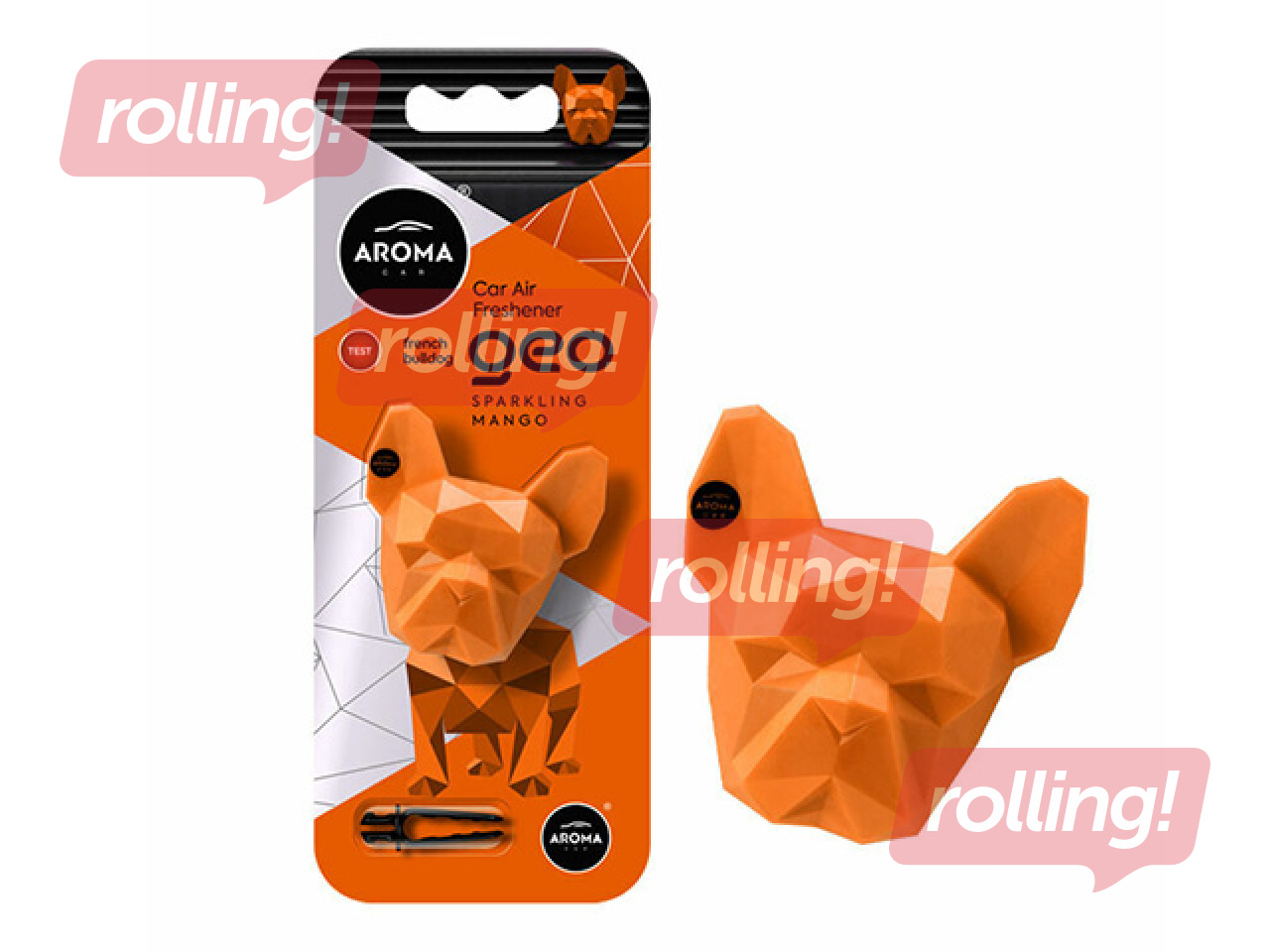 Auto gaisa atsvaidzinātājs Aroma Car, Geo Dog, Sparkling Mango