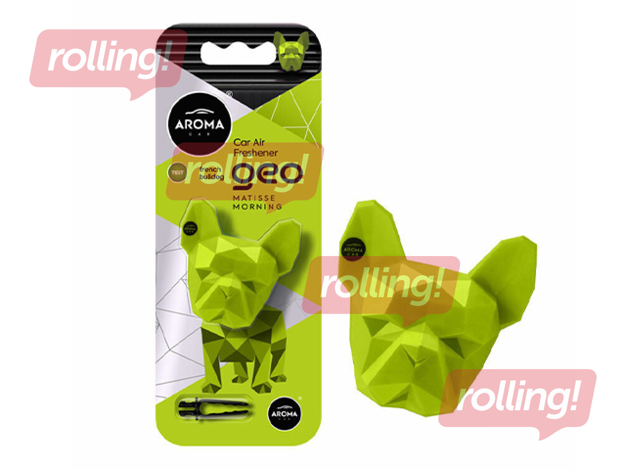 Auto gaisa atsvaidzinātājs Aroma Car, Geo Dog, Matisse Morning