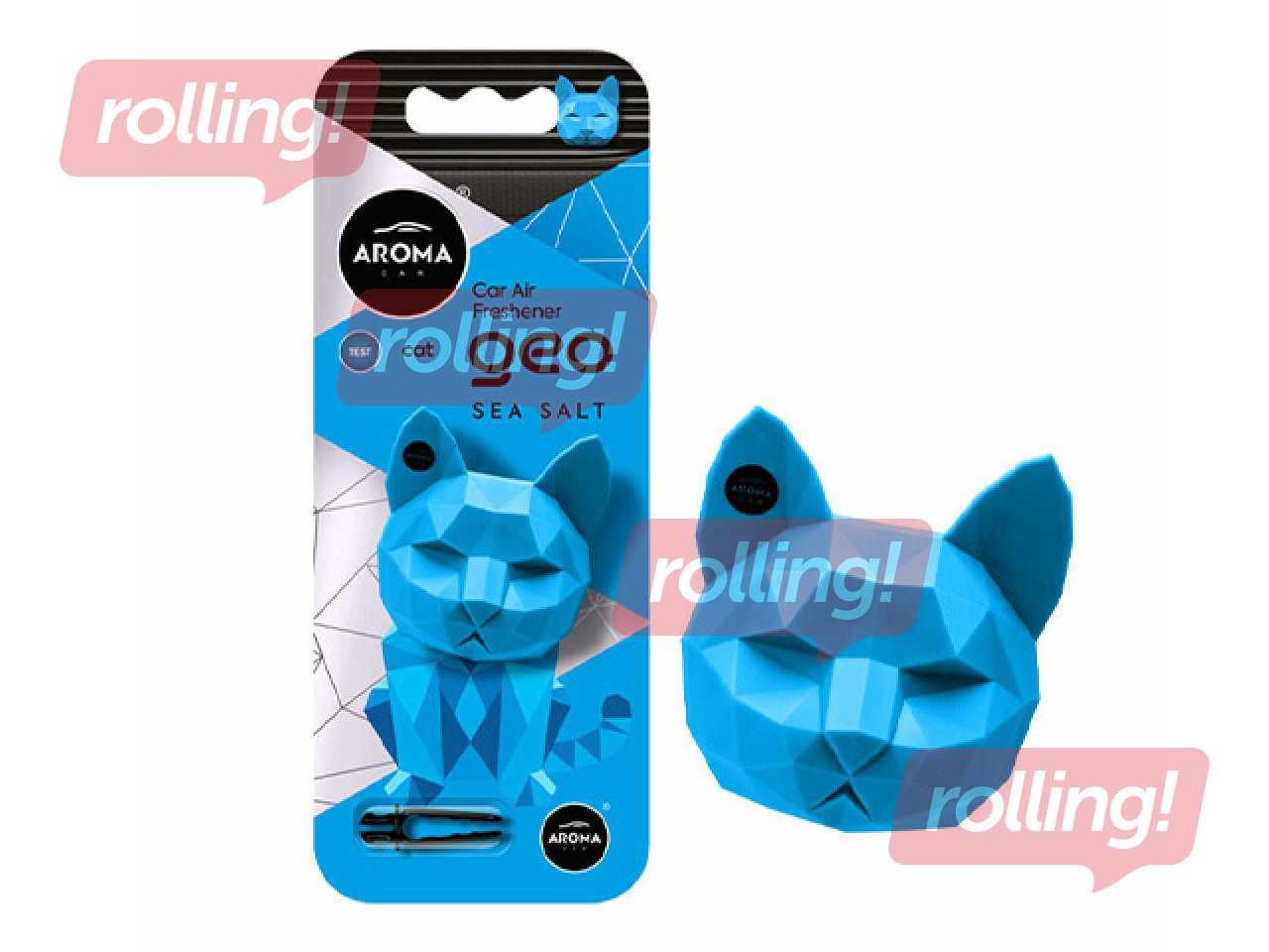 Auto gaisa atsvaidzinātājs Aroma Car, Geo Cat, Sea Salt