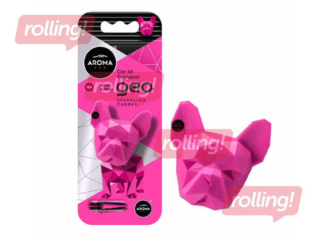Auto gaisa atsvaidzinātājs Aroma Car, Geo Dog, Sparkling Cherry