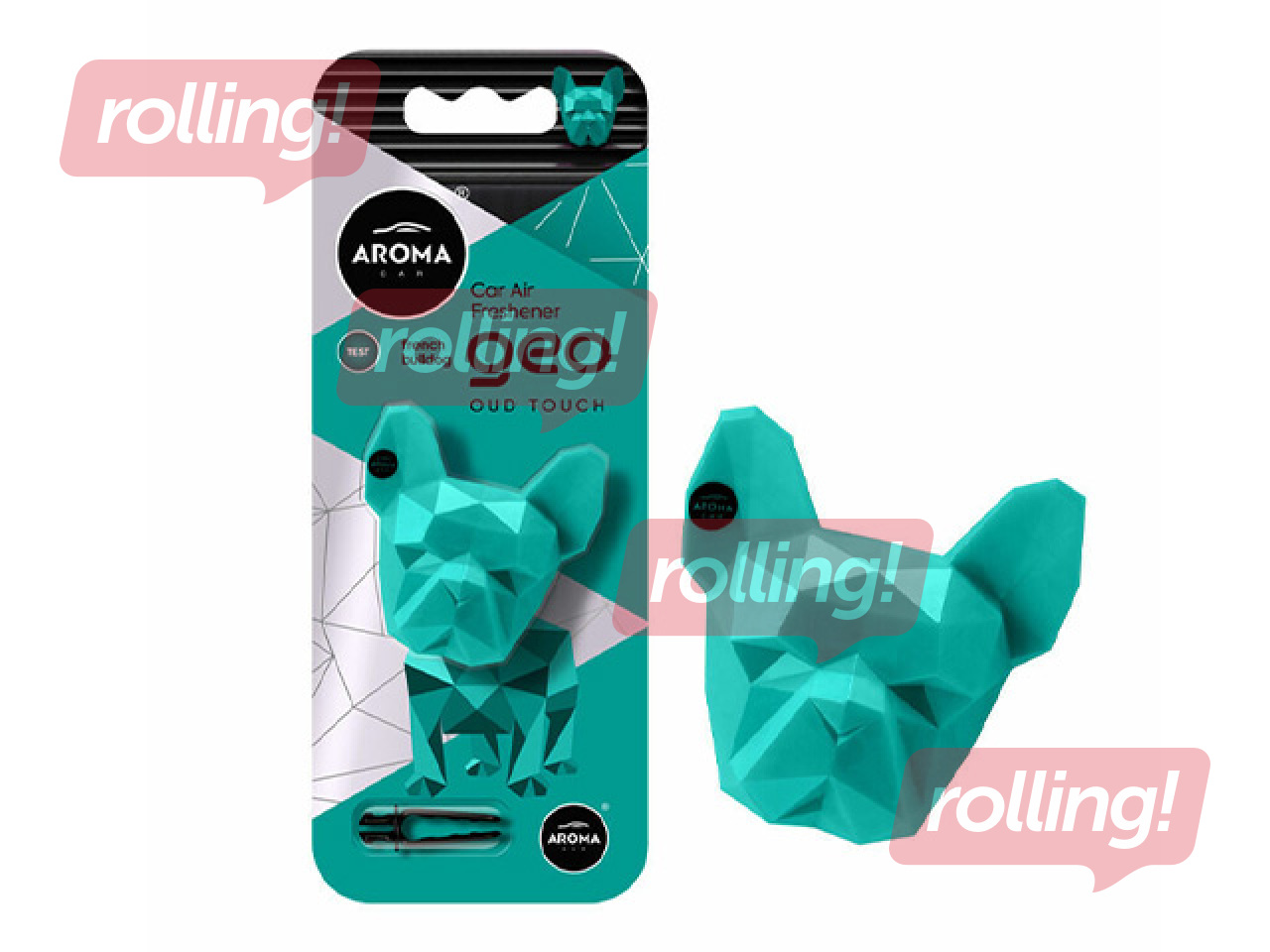 Auto gaisa atsvaidzinātājs Aroma Car, Geo Dog, Oud Touch