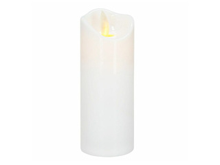 Svece LED Springos, balta, 12.5x5cm