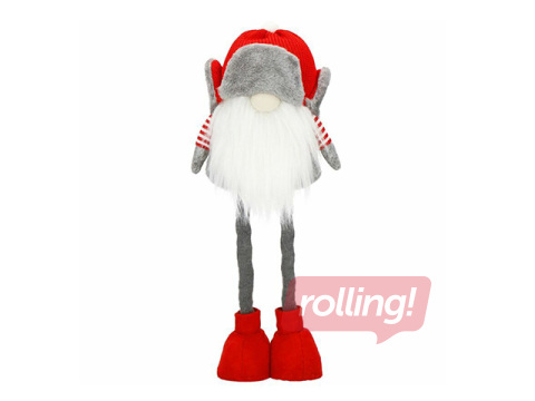 Christmas décor Springos, gnome with telescopic legs, 50cm