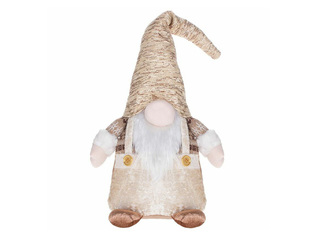 Christmas décor Springos, golden gnome, 35cm