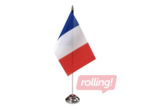 French flag, table, 14x28cm