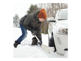 Auto lāpsta Fiskars, SnowXpert, metāla, balta, 63x22cm