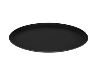 Paplāte Cambro, neslīdoša, ovāla, melna, ø56×68.5cm