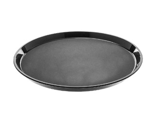 Paplāte Cambro, neslīdoša, melna, ø27cm