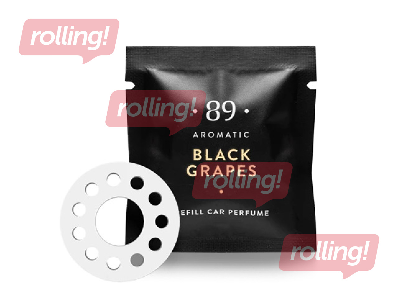 Auto gaisa atsvaidzinātāja uzpilde Aromatic 89, ventilācijas atverei, Black Grapes