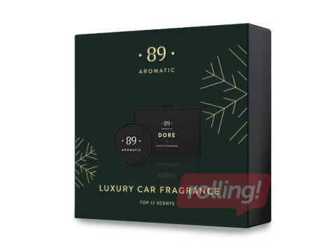 Auto gaisa atsvaidzinātāju komplekts Aromatic 89, ventilācijas atverei, Ziemas kolekcija