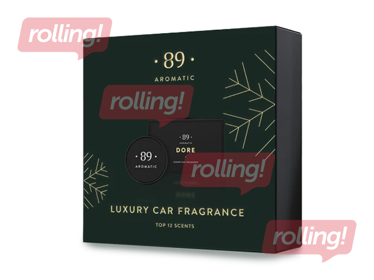 Auto gaisa atsvaidzinātāju komplekts Aromatic 89, ventilācijas atverei, Ziemas kolekcija