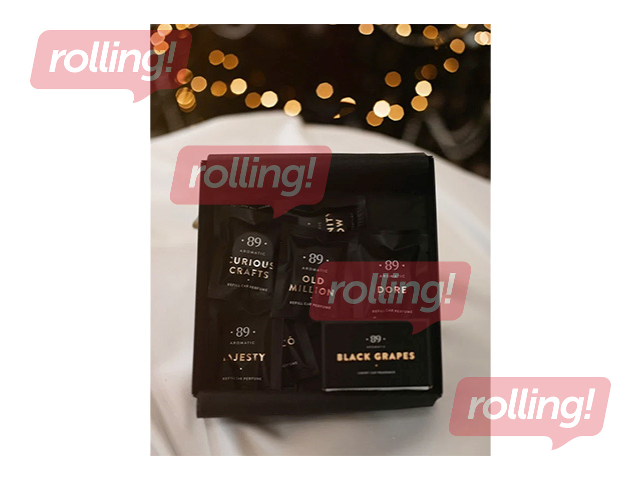 Auto gaisa atsvaidzinātāju komplekts Aromatic 89, ventilācijas atverei, Ziemas kolekcija