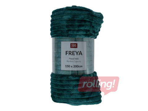 Плед Freya, тёмно-зелёный, 150×200см