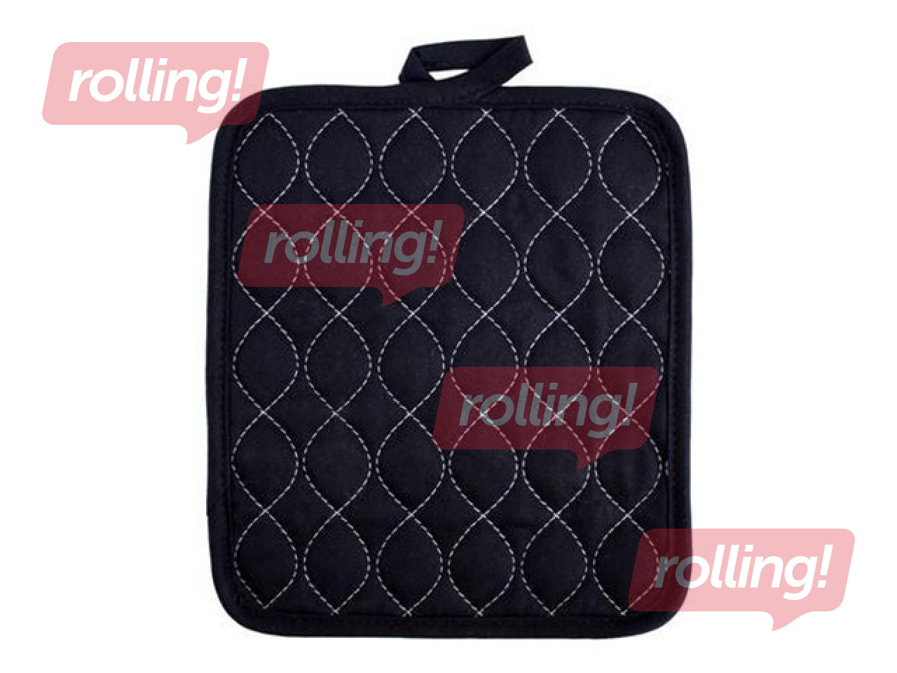 Katlu paliktnis Kitchisimo, melns, 18x20cm