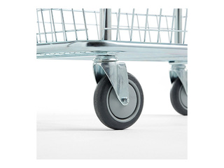 Ratiņi noliktavai, ar 2 groziem, kravnesība 100kg