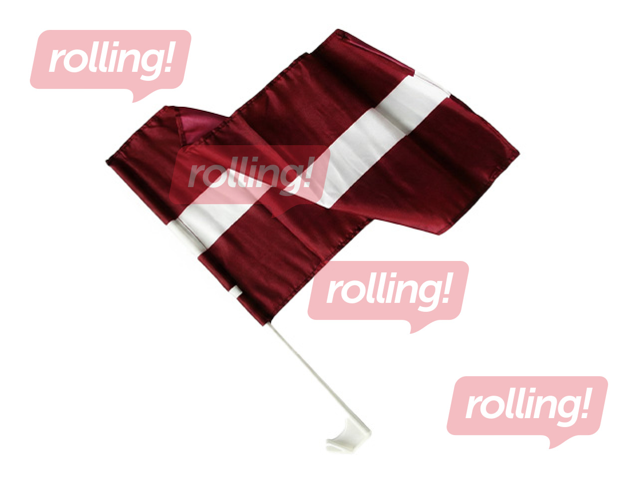 Car flag Republic of Latvia, 29x37cm