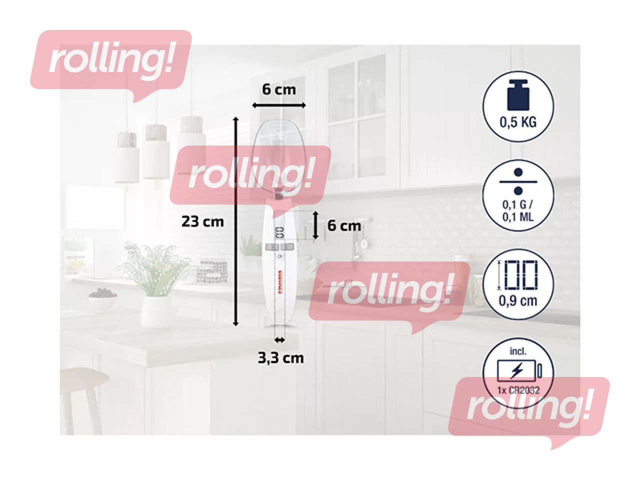 Köögikaalud Soehnle, Cooking Star, digitaalne, kuni 0.5kg