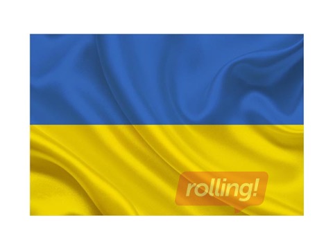 Ukrainas Republikas karogs, kātam ar tuneli un šņorēm, 200x100cm