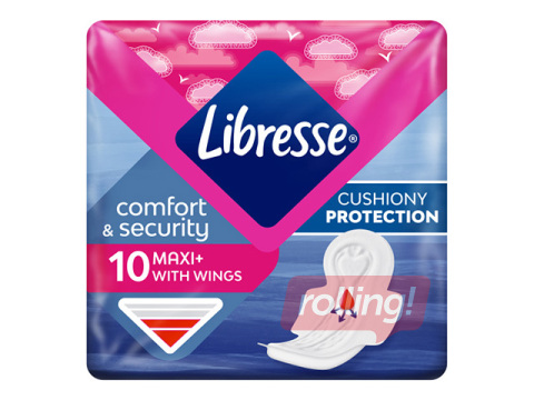 Гигиенические прокладки Libresse, Maxi Normal, 10 шт. +АКЦИЯ! Купите гигиенические прокладки Libress