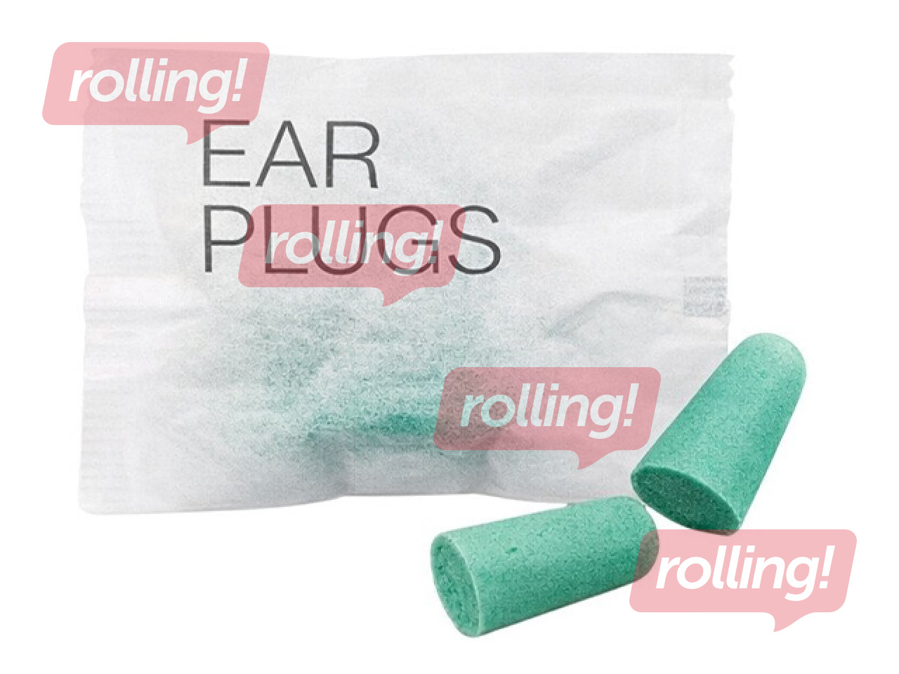 Vienreizējas lietošanas ausu aizbāžņi, individuālajā iepakojumā