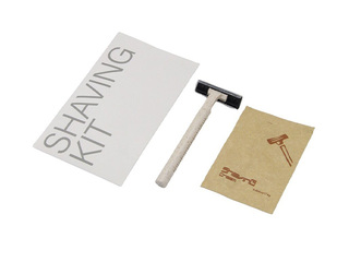 Razor and shaving gel Stone White, 8g