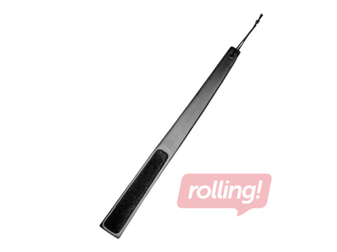 Clothes brush for velvet clothes, black, wooden