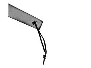 Drēbju birste samta apģērbam, melna, koka